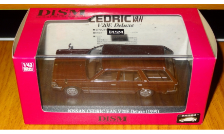 Nissan Cedric Van V20E Deluxe (1999), Brown, Aoshima Dism, 1:43, Металл, масштабная модель, 1/43