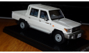 Toyota Land Cruiser 70 Pickup 30’th Anniversary, White, Wit’s, 1:43, Смола, масштабная модель, 1/43