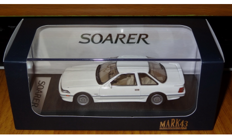 Toyota Soarer 3.0GT-Limited (E-MZ20), 1990, Super White III, Mark43, 1:43, Смола, масштабная модель, scale43
