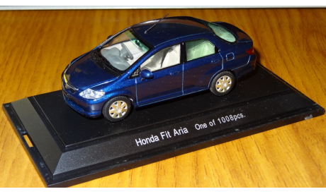 Honda Fit Aria, Ebbro, 1:43, металл, масштабная модель, 1/43