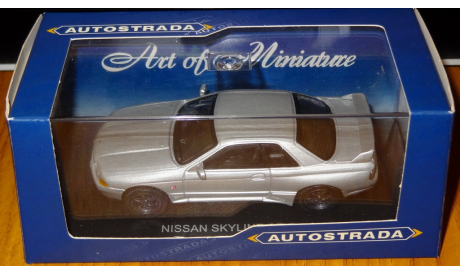 Nissan Skyline GT-R R32, Autostrada, Silver, металл, 1:43, масштабная модель, scale43, Del Prado (серия Городские автомобили)