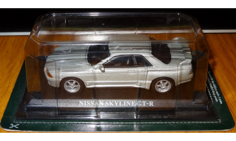 Nissan Skyline GT-R R32, Del Prado, Silver, металл, 1:43, масштабная модель, 1/43, Del Prado (серия Городские автомобили)