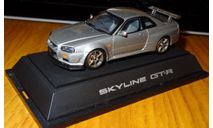 Nissan Skyline GT-R R34, Ebbro, Silver, металл, 1:43, масштабная модель, scale43