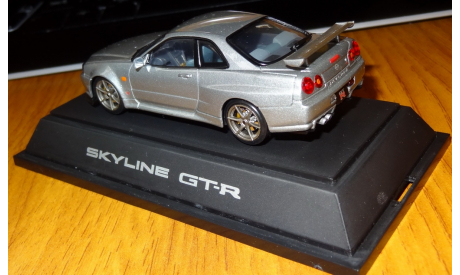 Nissan Skyline GT-R R34, Ebbro, Silver, металл, 1:43, масштабная модель, scale43