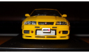 Nissan Skyline GT-R (R33) NISMO 400R, Yellow, Ebbro, 1:43, металл, масштабная модель, scale43