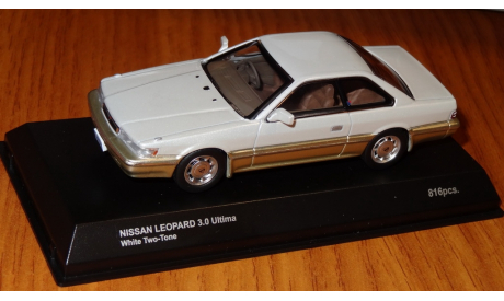 Nissan Leopard 3.0 Ultima 1986, Kyosho, 1:43, металл, масштабная модель, 1/43