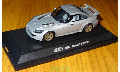 Honda S2000 Mugen, Silver, Ebbro, 1:43, металл, масштабная модель, 1/43