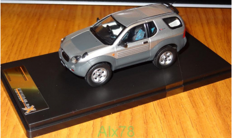 Isuzu VehiCROSS 1997, Silver, PremiumX, 1:43, корпус металл, масштабная модель, 1/43, Premium X