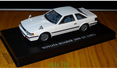 Toyota Soarer 2800 GT 1981, Aoshima Dism, 1:43, металл, масштабная модель, scale43