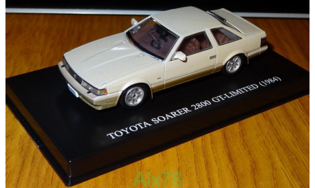 Toyota Soarer 2800 GT-Limided 1984, Aoshima Dism, 1:43, металл, масштабная модель, scale43