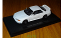 Nissan Skyline GT-R (BNR32) WHITE, ebbro, 1:43, металл, масштабная модель, scale43