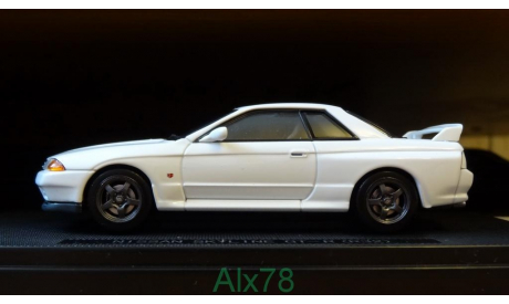 Nissan Skyline GT-R (BNR32) WHITE, ebbro, 1:43, металл, масштабная модель, scale43