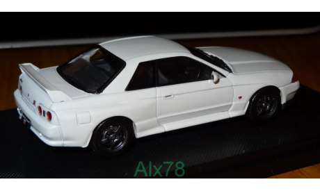 Nissan Skyline GT-R (BNR32) WHITE, ebbro, 1:43, металл, масштабная модель, scale43