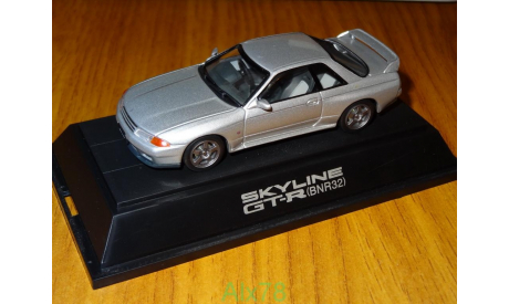 Nissan Skyline GT-R (BNR32) SILVER, ebbro, 1:43, металл, масштабная модель, scale43