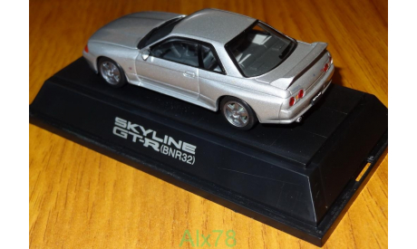 Nissan Skyline GT-R (BNR32) SILVER, ebbro, 1:43, металл, масштабная модель, scale43