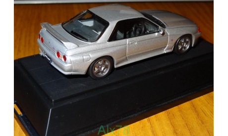 Nissan Skyline GT-R (BNR32) SILVER, ebbro, 1:43, металл, масштабная модель, scale43