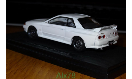 Nissan Skyline GT-R (BNR32) WHITE, Ebbro, 1:43, металл,, масштабная модель, scale43