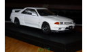 Nissan Skyline GT-R (BNR32) WHITE, Ebbro, 1:43, металл,, масштабная модель, scale43