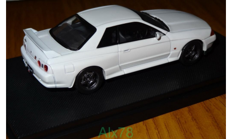 Nissan Skyline GT-R (BNR32) WHITE, Ebbro, 1:43, металл,, масштабная модель, scale43