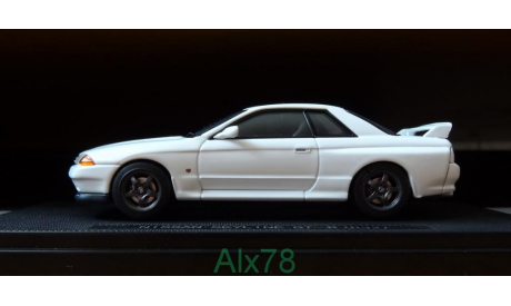 Nissan Skyline GT-R (BNR32) WHITE, Ebbro, 1:43, металл,, масштабная модель, scale43