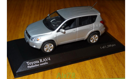 Toyota RAV 4, 2006, Minichamps, Platinsilber metallic, 1:43, металл, масштабная модель, 1/43