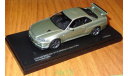 Nissan Skyline GT-R BNR34 V-Spec Nur, Kyosho, металл, 1:43, масштабная модель, scale43