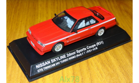 Nissan Skyline GTS HR31 Twin Cam 24V Turbo NISMO, Kyosho, металл, 1:43, масштабная модель, scale43