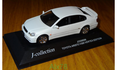 Toyota Aristo V300 Vertex 2001, J-Collection, 1:43, металл, масштабная модель, 1/43