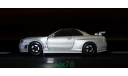 Nissan Skyline GT-R R34 Nismo Z-Tune, silver, Ebbro, 1:43, металл, масштабная модель, scale43