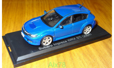 Subaru Impreza WRX STi (2009), Японская журналка №178, 1:43, металл, масштабная модель, 1/43, Norev