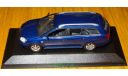 Toyota Avensis Wagon, blue, Minichamps, 1:43, металл, масштабная модель, 1/43