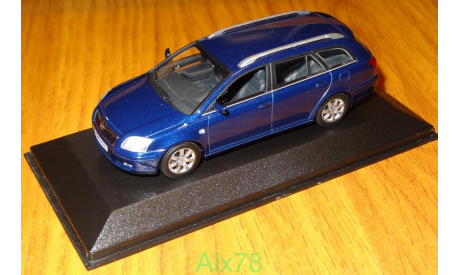 Toyota Avensis Wagon, blue, Minichamps, 1:43, металл, масштабная модель, 1/43