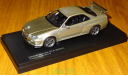 Nissan Skyline GT-R (BNR34) M-Spec, Silica Brass, Kyosho, 1:43, металл, масштабная модель, scale43