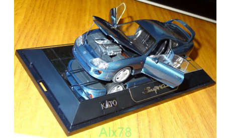 Toyota Supra, Левый руль, Kato, 1:43, кузов пластик, дно металл, редкий цвет, масштабная модель, 1/43