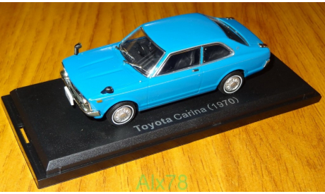 Toyota Carina (1970) Японская журналка №64, 1:43, металл, масштабная модель, 1/43, Norev