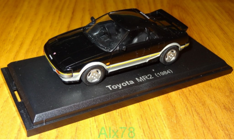 Toyota MR2 (1984) Японская журналка №43, 1:43, металл, в боксе, масштабная модель, 1/43, Norev