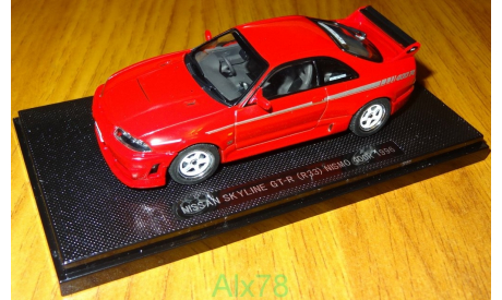 Nissan Skyline GT-R (R33) NISMO 400R, Red, Ebbro, 1:43, металл, масштабная модель, 1/43