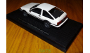 Toyota Sprinter Trueno 1983 AE86 Panda with alloy weels, Ebbro, 1:43, металл, масштабная модель, 1/43