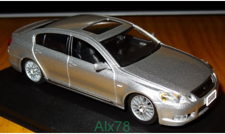 Lexus GS430 2006, J-collection, 1:43, металл, масштабная модель, scale43