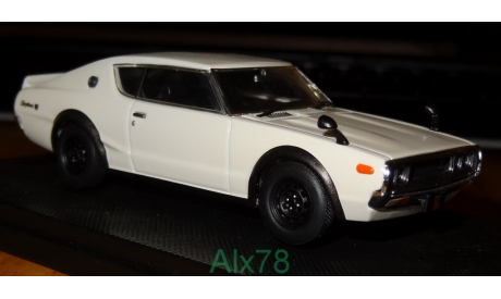 Nissan Skyline 2000 GT-R KPGC110 1973, EBBRO 1:43 металл, масштабная модель, scale43