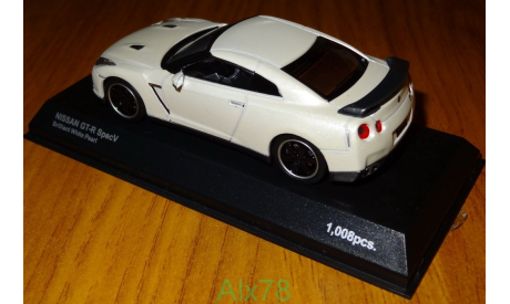 Nissan GTR (R35) Spec V, Kyosho, 1:43, металл, масштабная модель, scale43