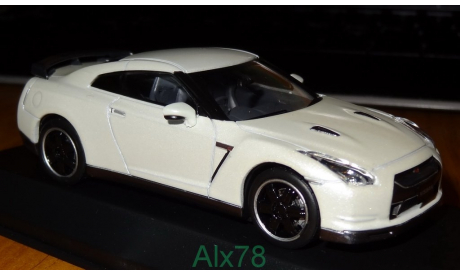 Nissan GTR (R35) Spec V, Kyosho, 1:43, металл, масштабная модель, scale43
