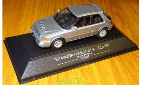 Mazda Familia GT-R 1992 E-BG8Z, SAPI, 1:43, металл, 1 of 500, масштабная модель, 1/43