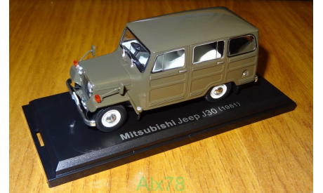 Mitsubishi Jeep J30 (1961), Японская журналка №96, 1:43, металл, масштабная модель, Norev, 1/43