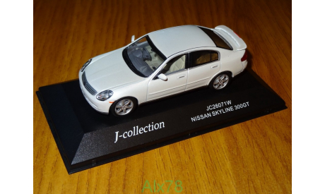 Nissan Skyline 2001 300GT Sedan, J-Collection, металл, 1:43, масштабная модель, 1/43