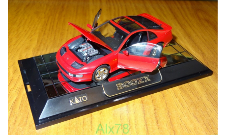 Nissan 300ZX, red, KATO, LHD, 1:43, кузов пластик-дно металл, масштабная модель, 1/43