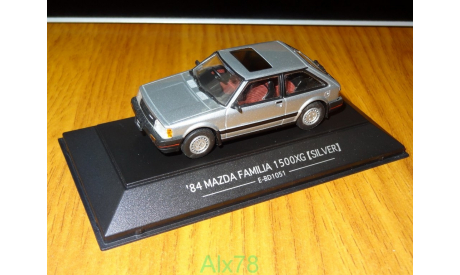 Mazda Familia 1500SG 1984 E-BD1051, SAPI, 1:43, металл, масштабная модель, 1/43