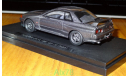 Nissan Skyline GT-R (BNR32) GUN GRAY, Ebbro, 1:43, металл, масштабная модель, 1/43