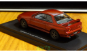 Nissan Skyline GT-R (BNR32), red, Kyosho 1:43 металл, масштабная модель, scale43