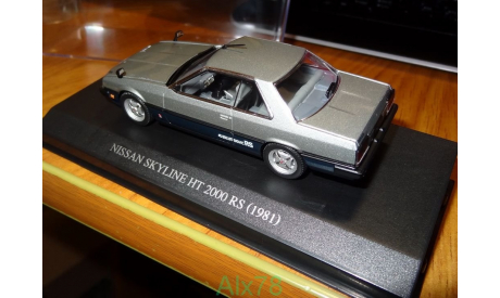Nissan Skyline HT 2000 RS 1981, Aoshima Dism, 1:43, металл, масштабная модель, scale43